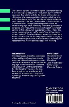 Explicit and Implicit Learning in Second Language Acquisition