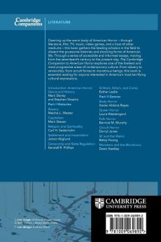 The Cambridge Companion to American Horror