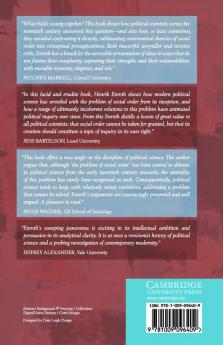Political Science and the Problem of Social Order