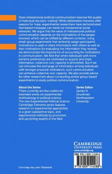 Examining Motivations in Interpersonal Communication Experiments