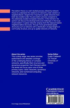 Percolation in Spatial Networks