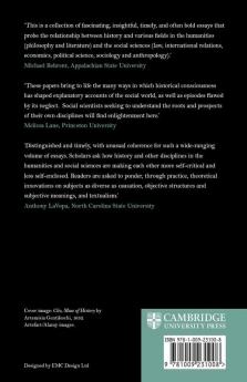 History in the Humanities and Social Sciences