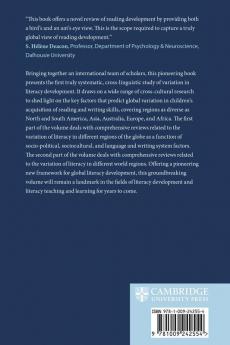 Global Variation in Literacy Development