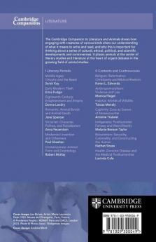 The Cambridge Companion to Literature and Animals
