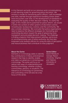 Using the Police Craft to Improve Patrol Officer Decision-Making