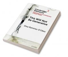 This Will Not Be Generative