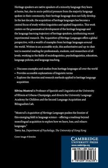 The Acquisition of Heritage Languages