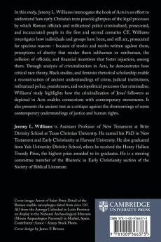 Criminalization in Acts of the Apostles