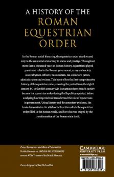 A History of the Roman Equestrian Order