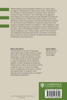 The Hedonism of Eudoxus of Cnidus