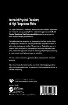 Interfacial Physical Chemistry of High-Temperature Melts