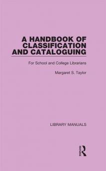 Handbook of Classification and Cataloguing