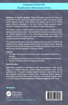 Handbook of Analytic Operator Theory