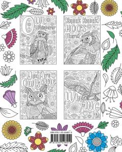 Owl Coloring Book: Coloring Books for Adults Gifts for Owl Lovers Floral Mandala Coloring Pages