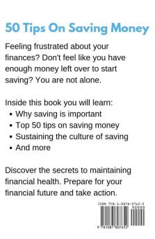 50 Tips On Saving Money