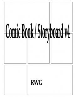 Comic Book / Storyboard v4: 100 Pages 8.5 X 11