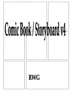 Comic Book / Storyboard v4: 150 Pages 8.5 X 11