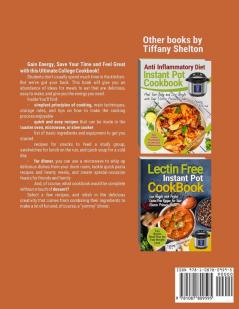 College Cookbook: Healthy Budget-Friendly Recipes for Every Student Gain Energy While Enjoying Delicious Meals