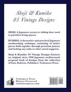 Shoji & Kumiko 85 Vintage Designs