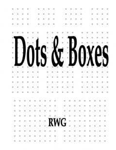 Dots & Boxes: 50 Pages 8.5 X 11