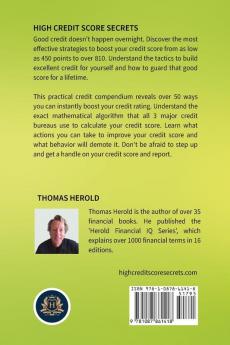 High Credit Score Secrets - The Smart Raise And Repair Guide to Excellent Credit