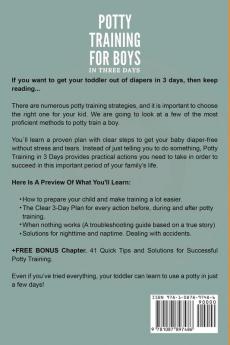 Potty Training for Boys in 3 Days