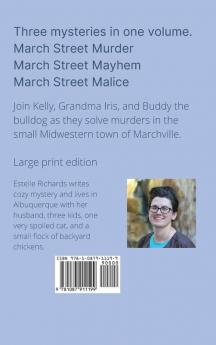 March Street Cozy Mysteries Omnibus Large Print Edition