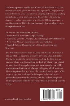 Ten Sermons That Shook China