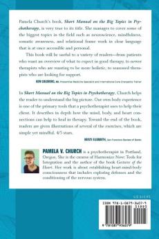 Short Manual on the Big Topics in Psychotherapy: The Brain The Body and Attachment: 2 (Wise Heart Practices and Mystic Possibilities)