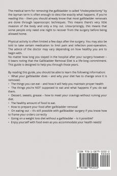 Gallbladder Removal Diet
