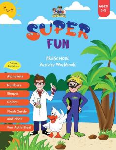 Super Fun Preschool Activity Workbook 3-5