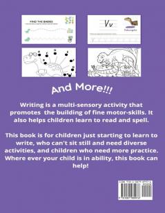 Dinosaur A-Z Handwriting And Activity Workbook