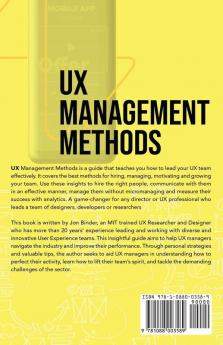 UX Management Methods