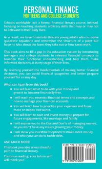 Personal Finance for Teens and College Students