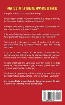 How to Start a Vending Machine Business