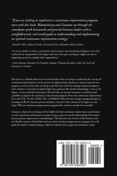 Continuous Improvement Strategy - A Business Leader's Guide to Selecting Deploying and Sustaining a Successful Continuous Improvement Program