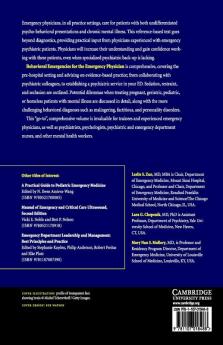 Behavioral Emergencies for the Emergency Physician