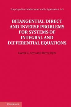 Bitangential Direct and Inverse Problems for Systems of Integral and Differential Equations