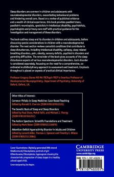 Sleep and Its Disorders in Children and Adolescents with a Neurodevelopmental Disorder