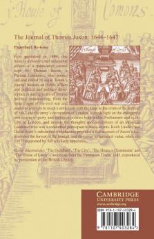 The Journal of Thomas Juxon 1644 1647