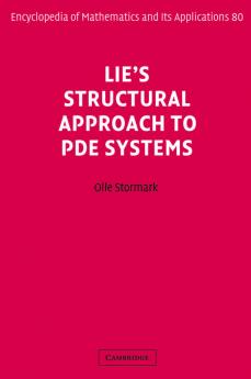 Lie's Structural Approach to Pde Systems
