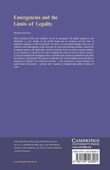 Emergencies and the Limits of Legality