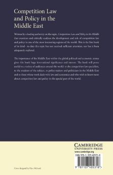 Competition Law and Policy in the Middle East