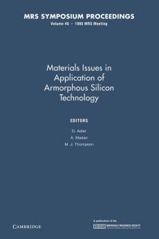 Materials Issues in Applications of Amorphous Silicon Technology