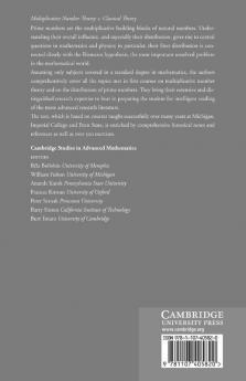 Multiplicative Number Theory I