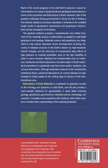 Deformation of Earth Materials