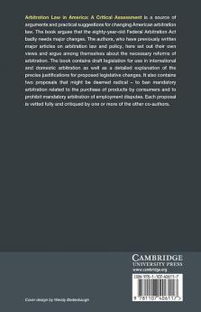 Arbitration Law in America
