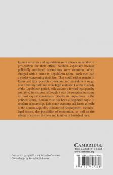 A History of Exile in the Roman Republic