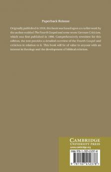 The Problem of the Fourth Gospel. by H. Latimer Jackson