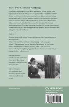 Centennial History of the Carnegie Institution of Washington Volume 4 . Department of Plant Biology